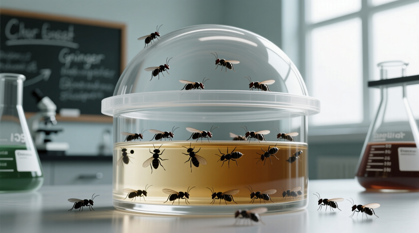 is vinegar effective against gnats