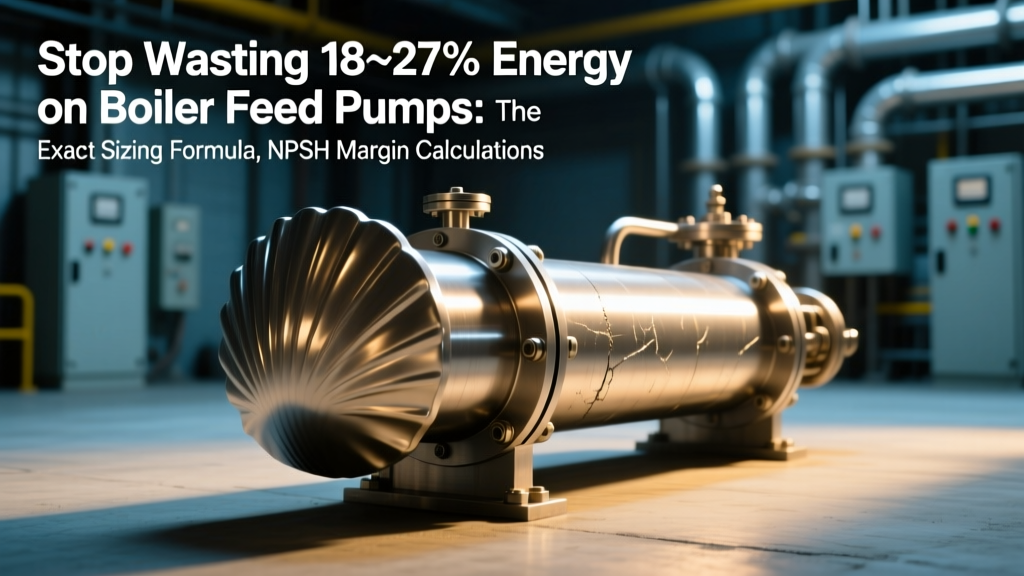 Cut Boiler Feed Pump Energy Use by 41%: Sizing & NPSH Guide