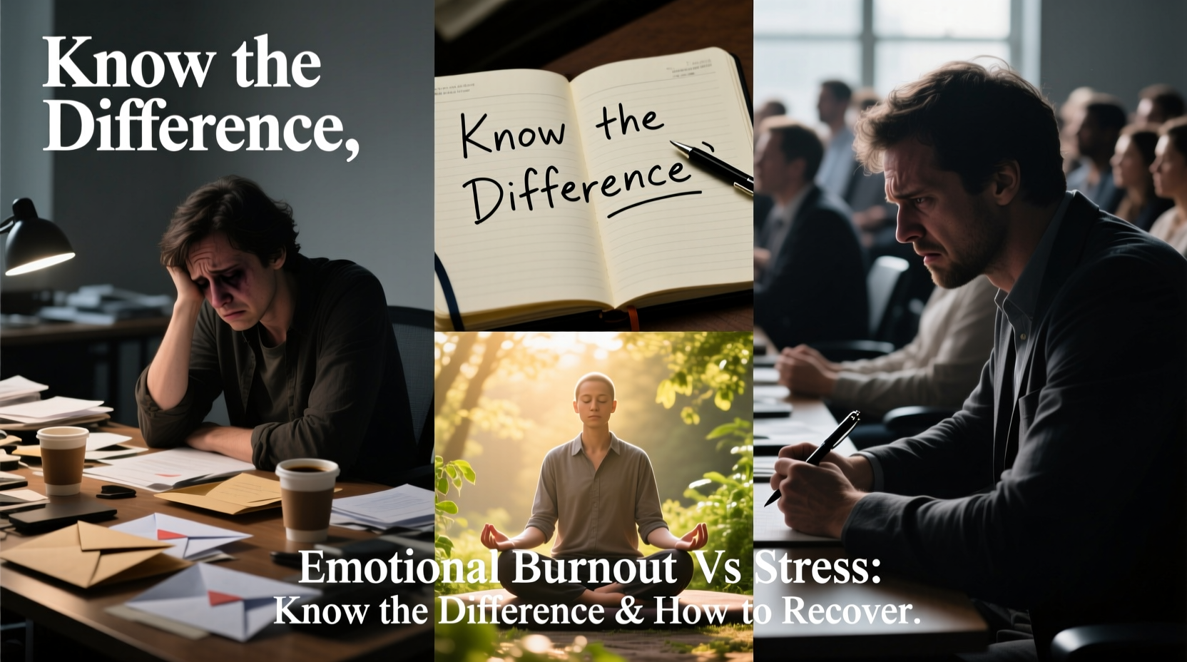 emotional burnout vs stress knowing the difference and how to recover