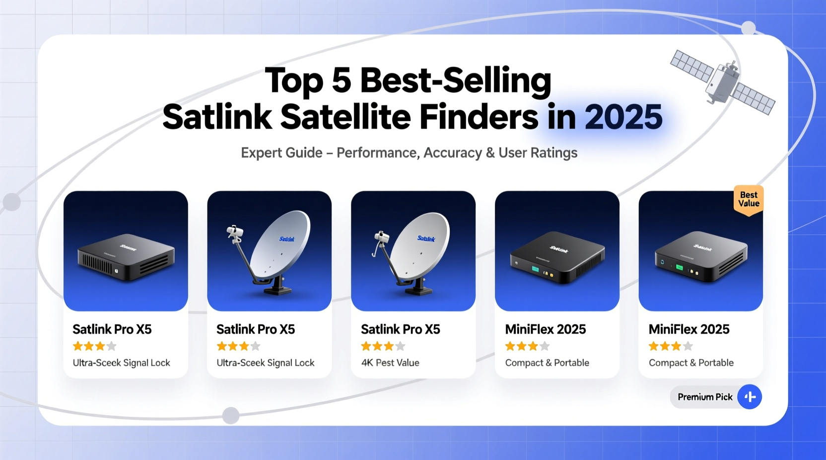 best selling satlink satellite finder