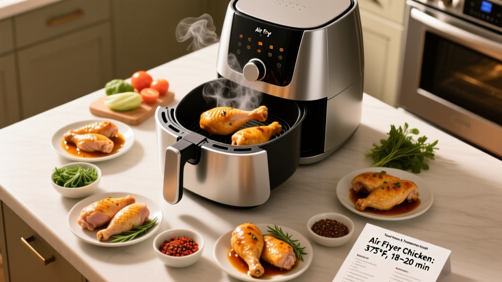 Air Fryer Chicken Cook Time & Temp Guide (Tested!)