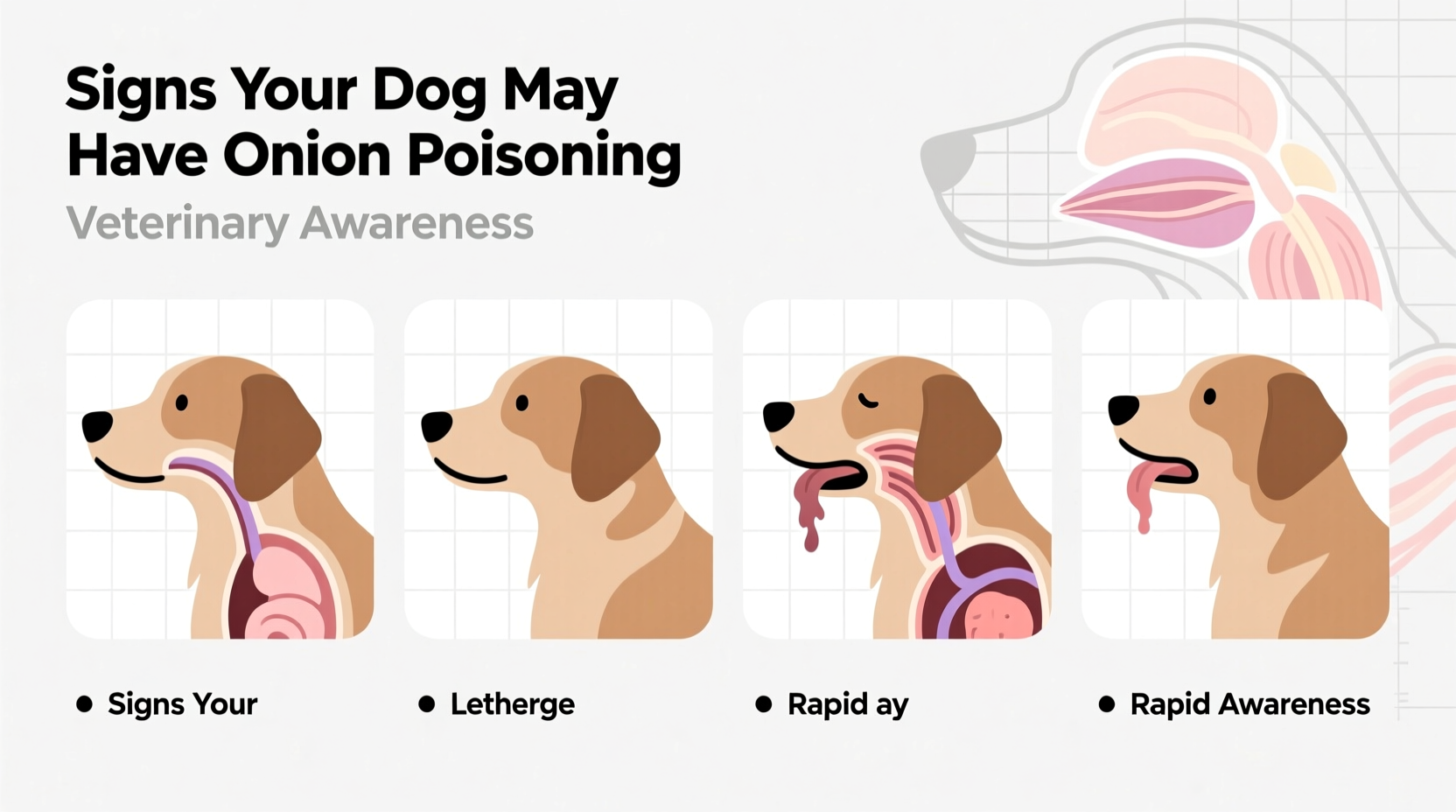 signs your dog may have onion poisoning