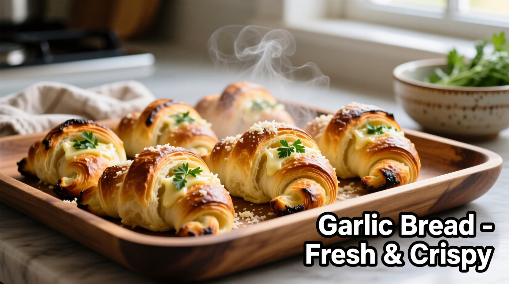 Perfect Crescent Roll Garlic Bread Recipe in 20 Minutes