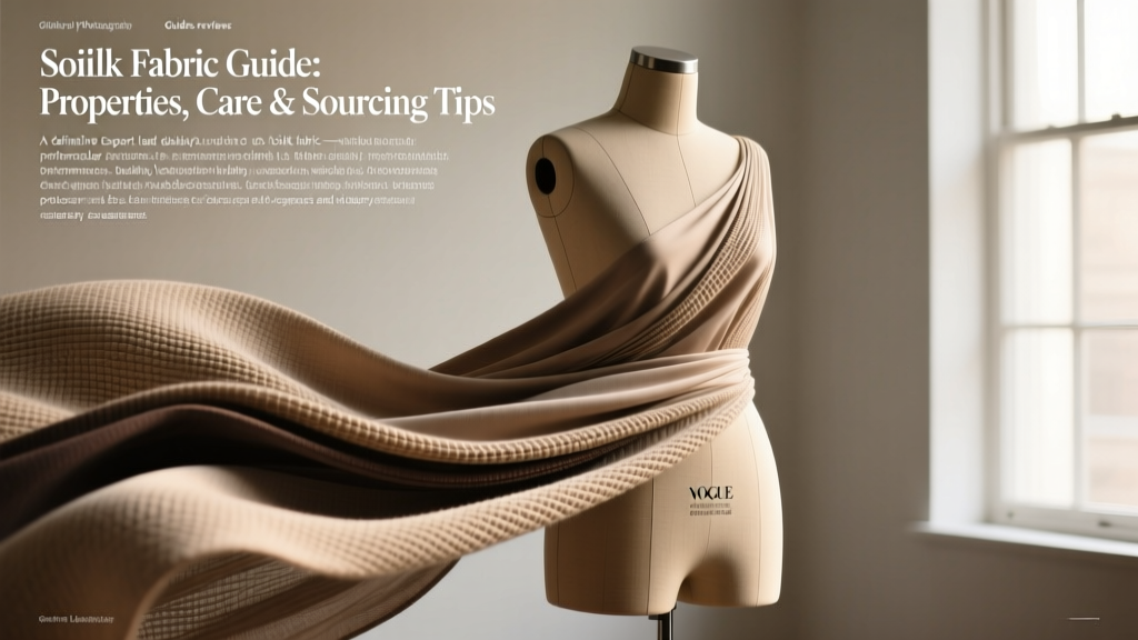 Soilk Fabric Guide: Properties, Care & Sourcing Tips
