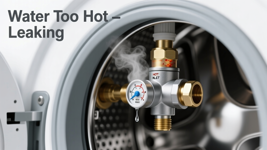 Washer Water Too Hot & Leaking: Quick Diagnosis