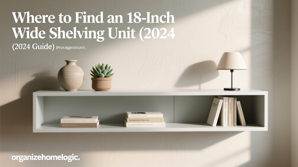 Where to Find an 18-Inch Wide Shelving Unit (2024 Guide)