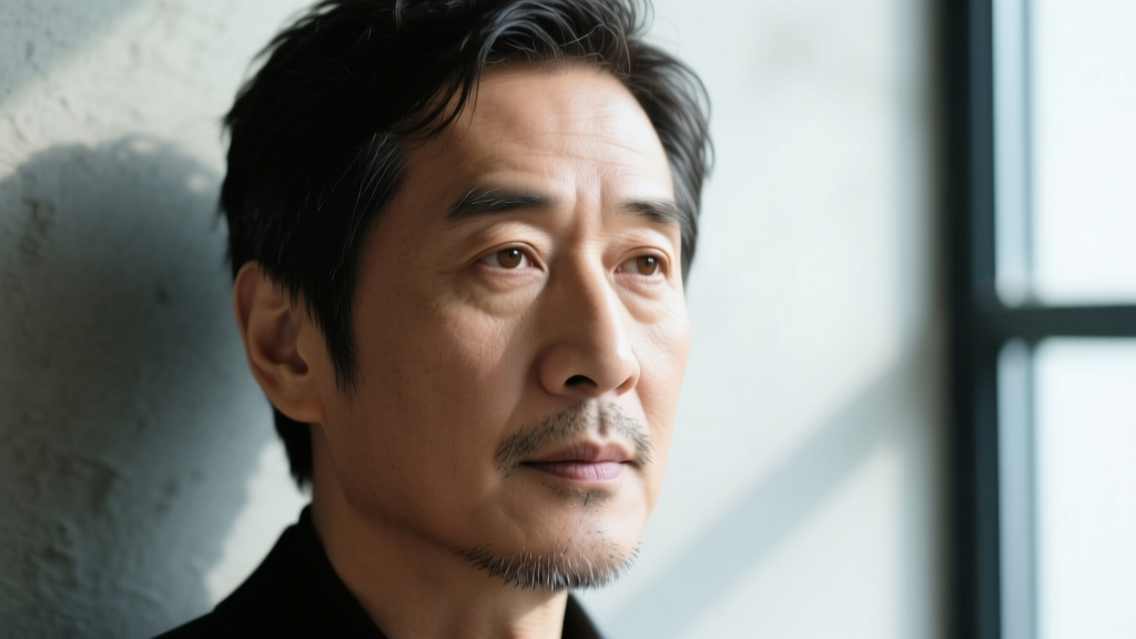 Close-up of a man