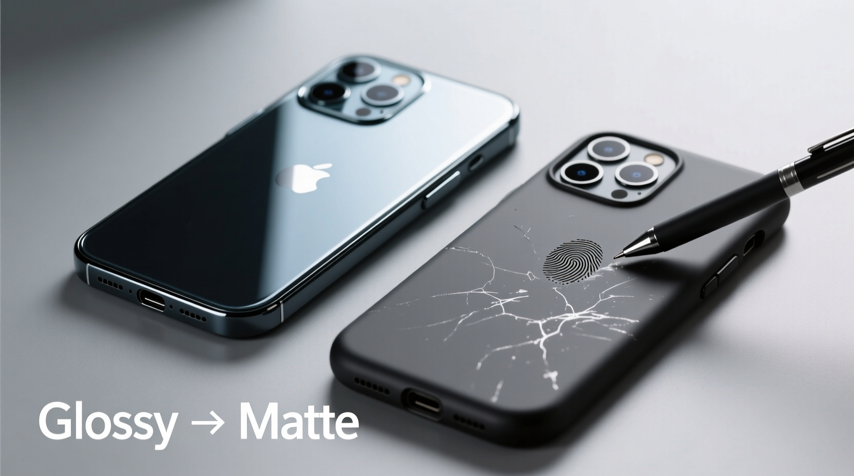 glossy vs matte phone cases which protects better and resists fingerprints