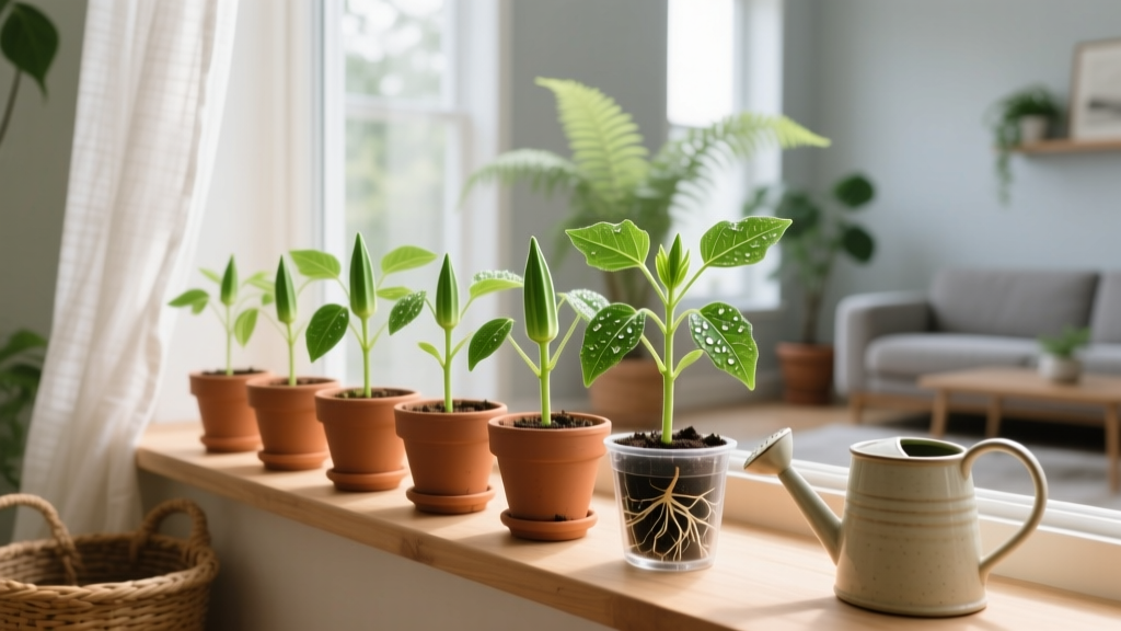 How to Plant Okra Seeds Indoors: Science-Backed Guide