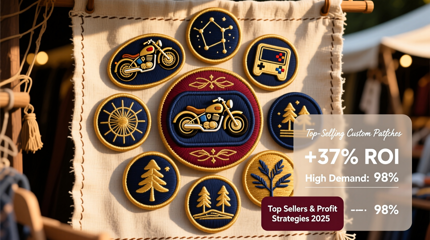 Custom Embroidered Patches Market Analysis: Top Sellers & Profit Strategies 2025