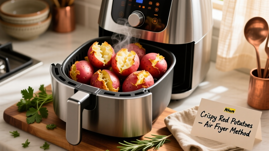 Air Fryer Baked Red Potatoes: Crispy Skin, Fluffy Inside