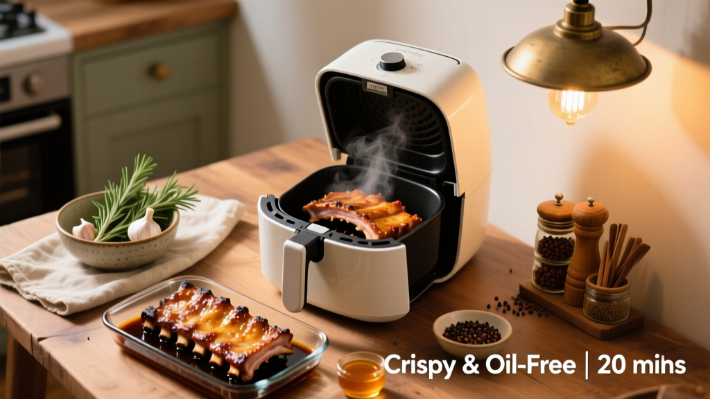 Air Fryer Boneless Pork Ribs: Crispy, Juicy & Oil-Free