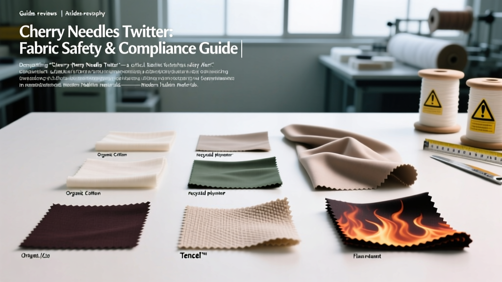 Cherry Needles Twitter: Fabric Safety & Compliance Guide