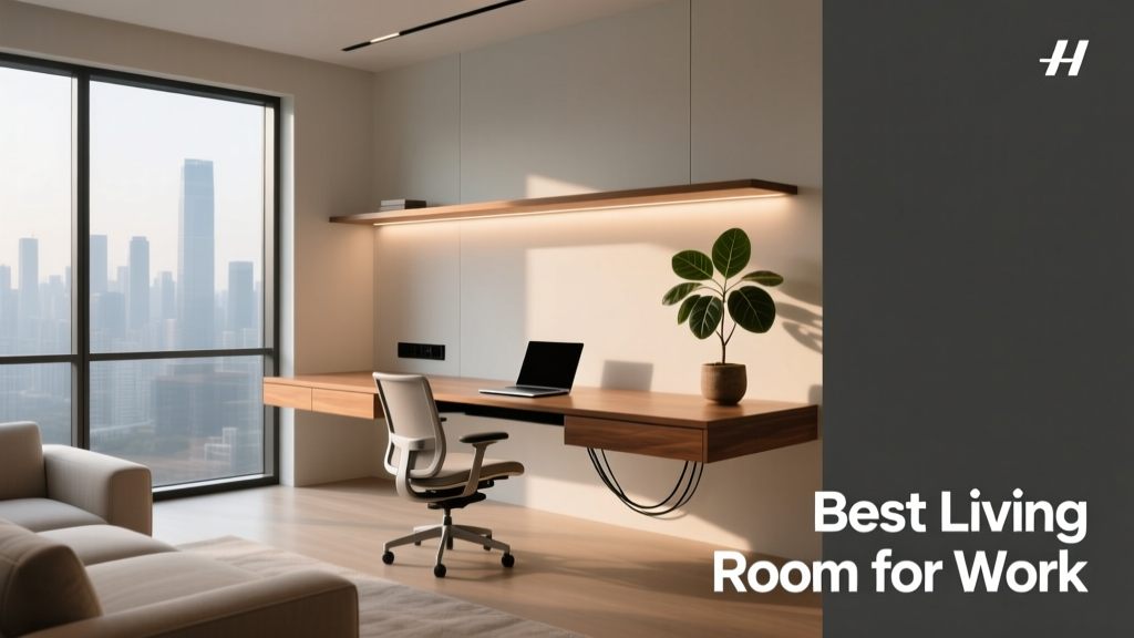 Best Living Room for Work: Hybrid Space Design
