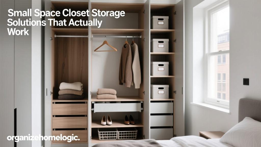 Small Space Closet Storage Solutions That Actually Work