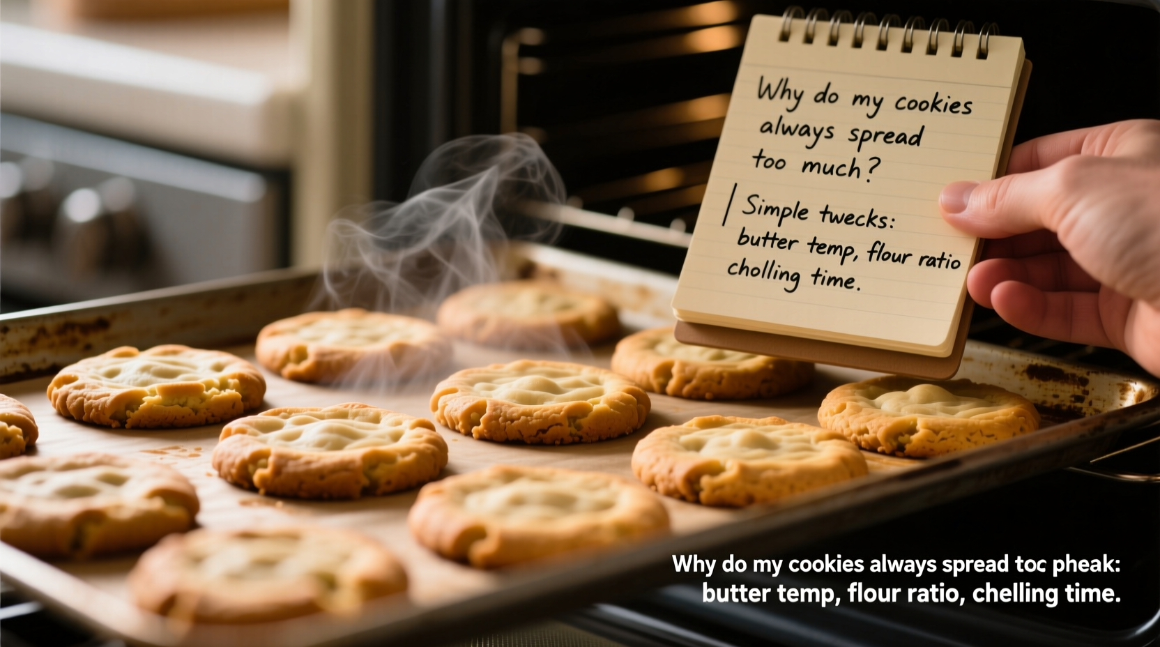 why do my cookies always spread too much baking science and simple tweaks