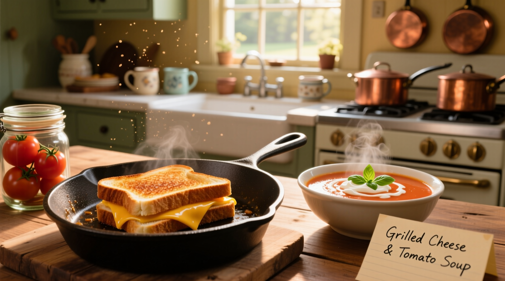 Perfect Grilled Cheese and Tomato Soup Recipe in 30 Minutes