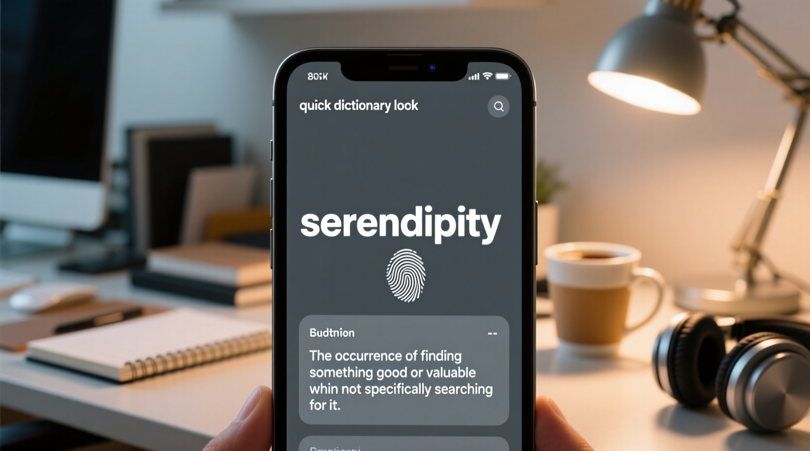quick dictionary lookup