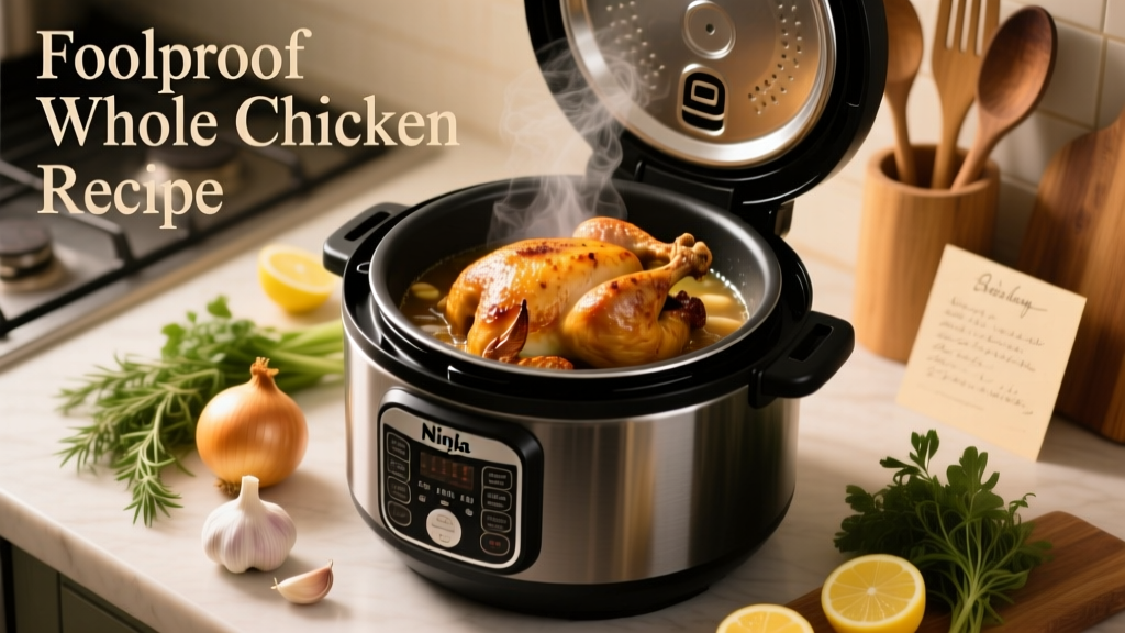 Whole Chicken in Ninja Pressure Cooker: Foolproof Guide