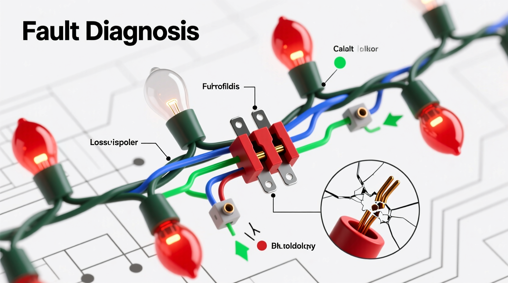 why does my christmas light strand blink randomly diagnosing faulty fuses