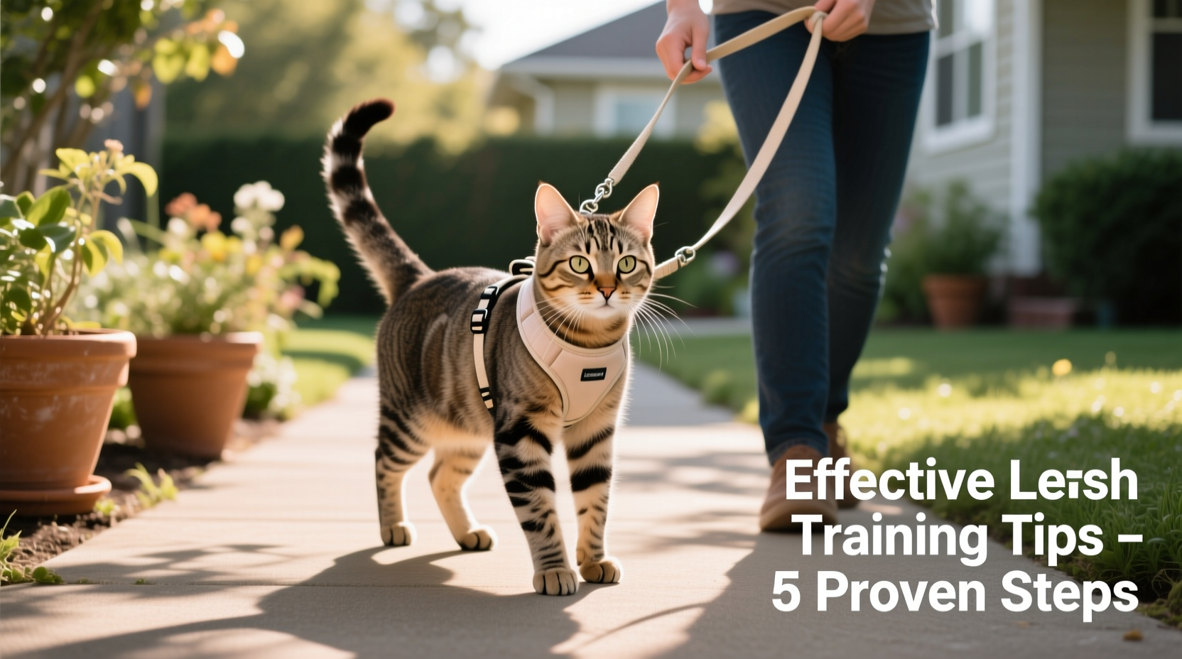 can you train a cat to walk on a leash without constant pulling effective tips