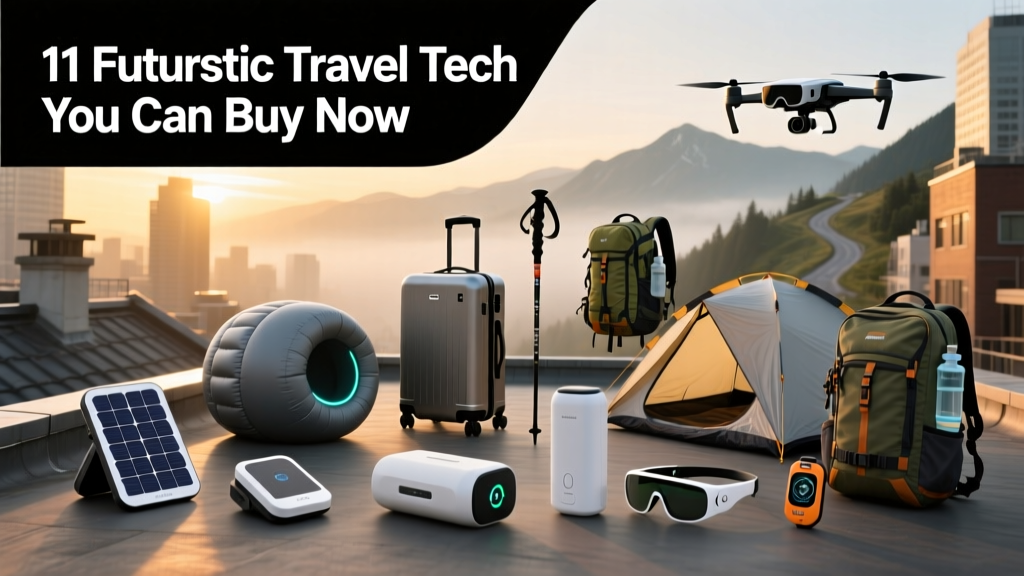 11 Futuristic Travel Tech Products You Can Buy Right Now (2024 Verified & Tested)
