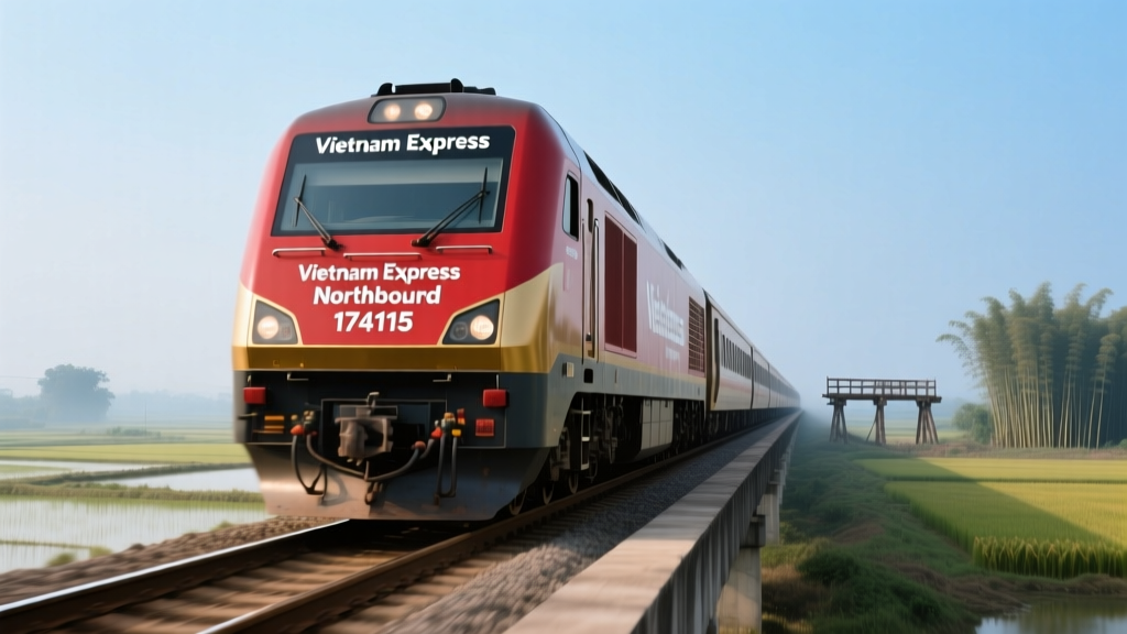 Vietnam Express Northbound Train 174115: Schedules, Rolling Stock, Real-Time Performance, and Passenger Experience