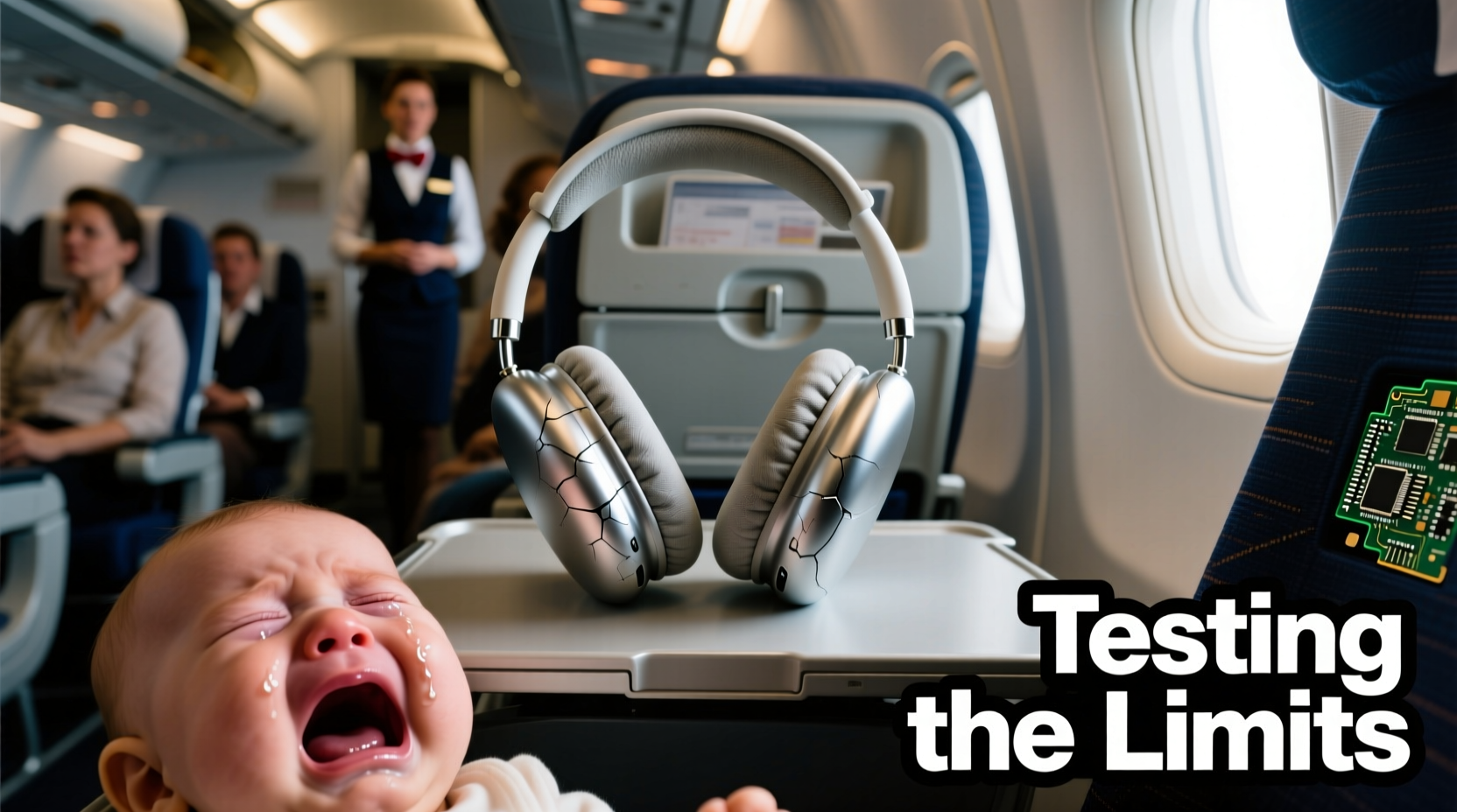 active noise cancelling headphones vs screaming babies on planes testing the limits