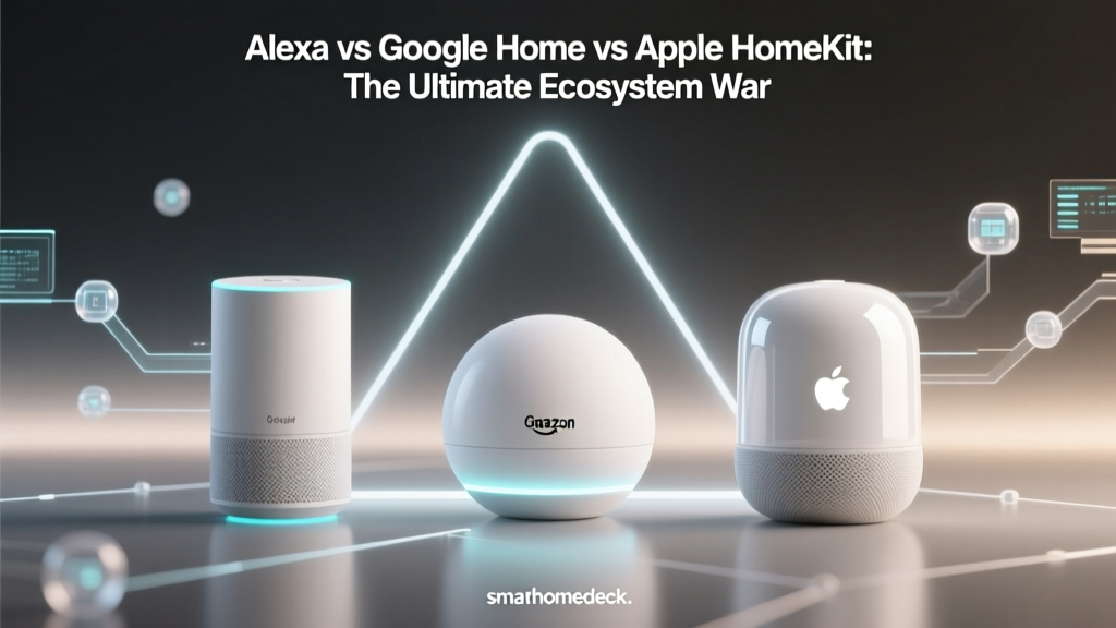 Alexa vs Google Home vs Apple HomeKit: The Ultimate Ecosystem War