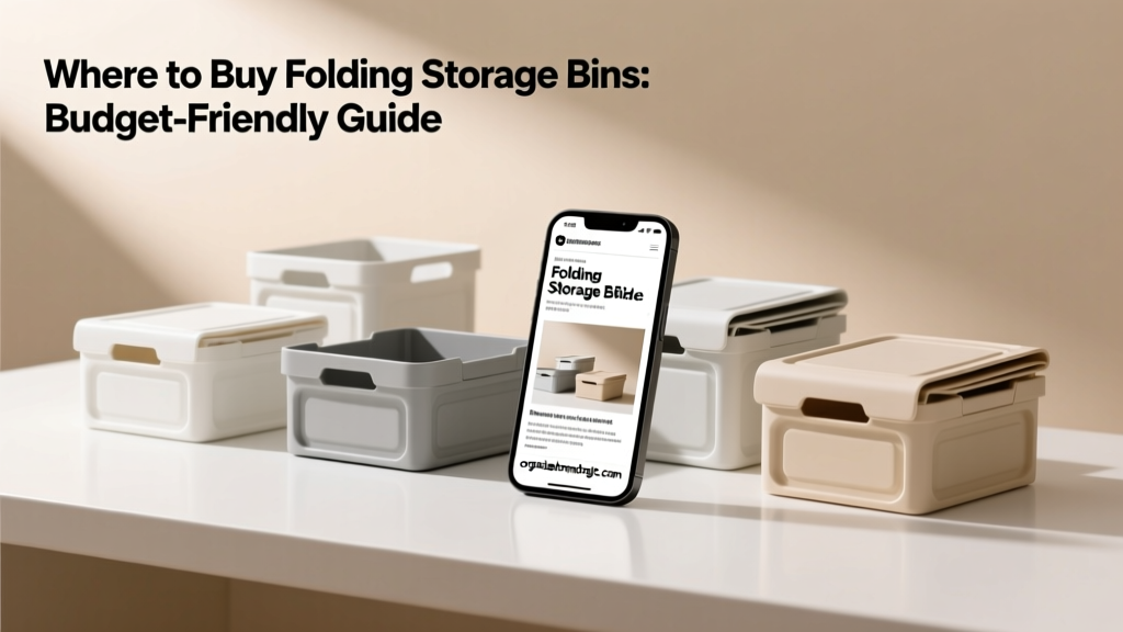 Where to Buy Folding Storage Bins: Budget-Friendly Guide