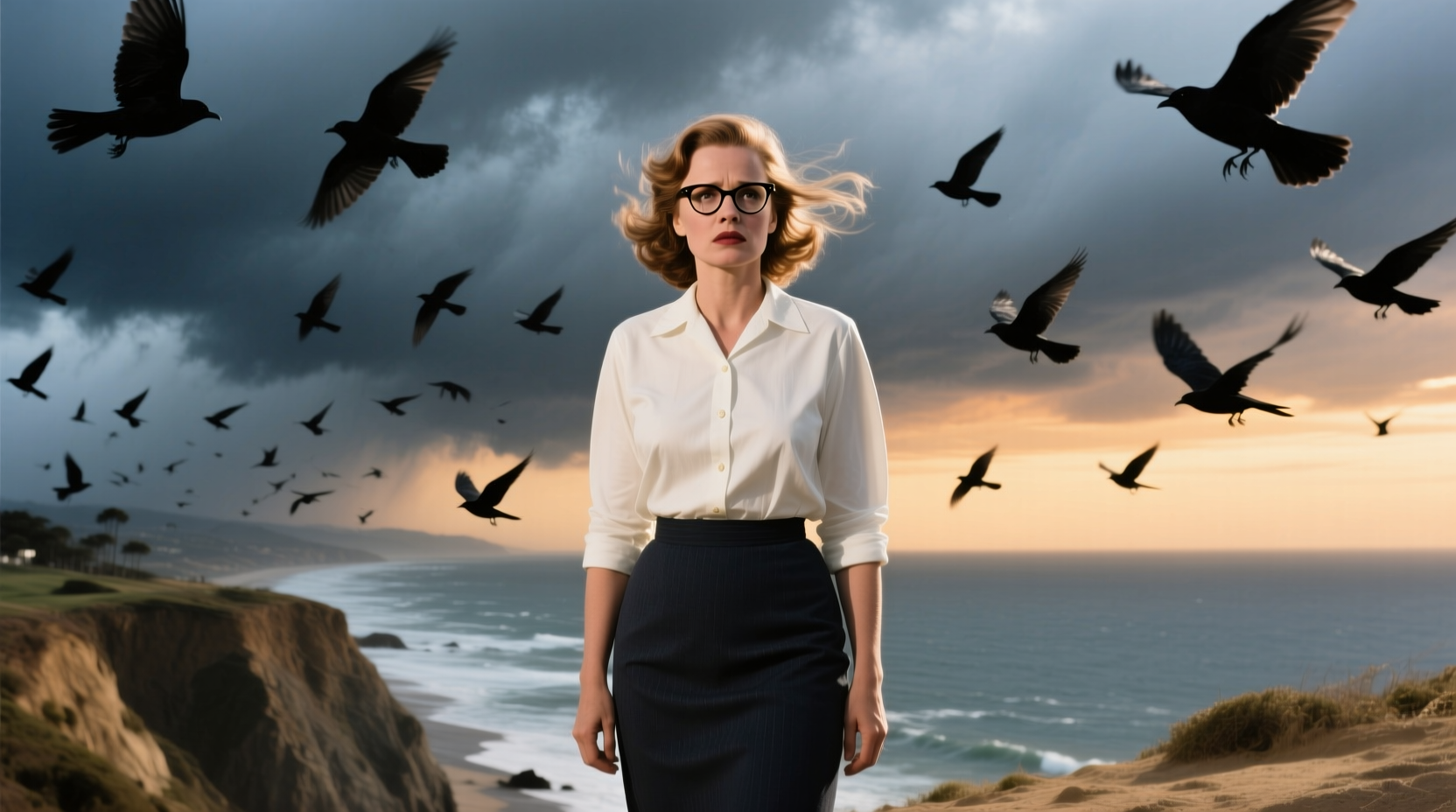 who starred in the birds