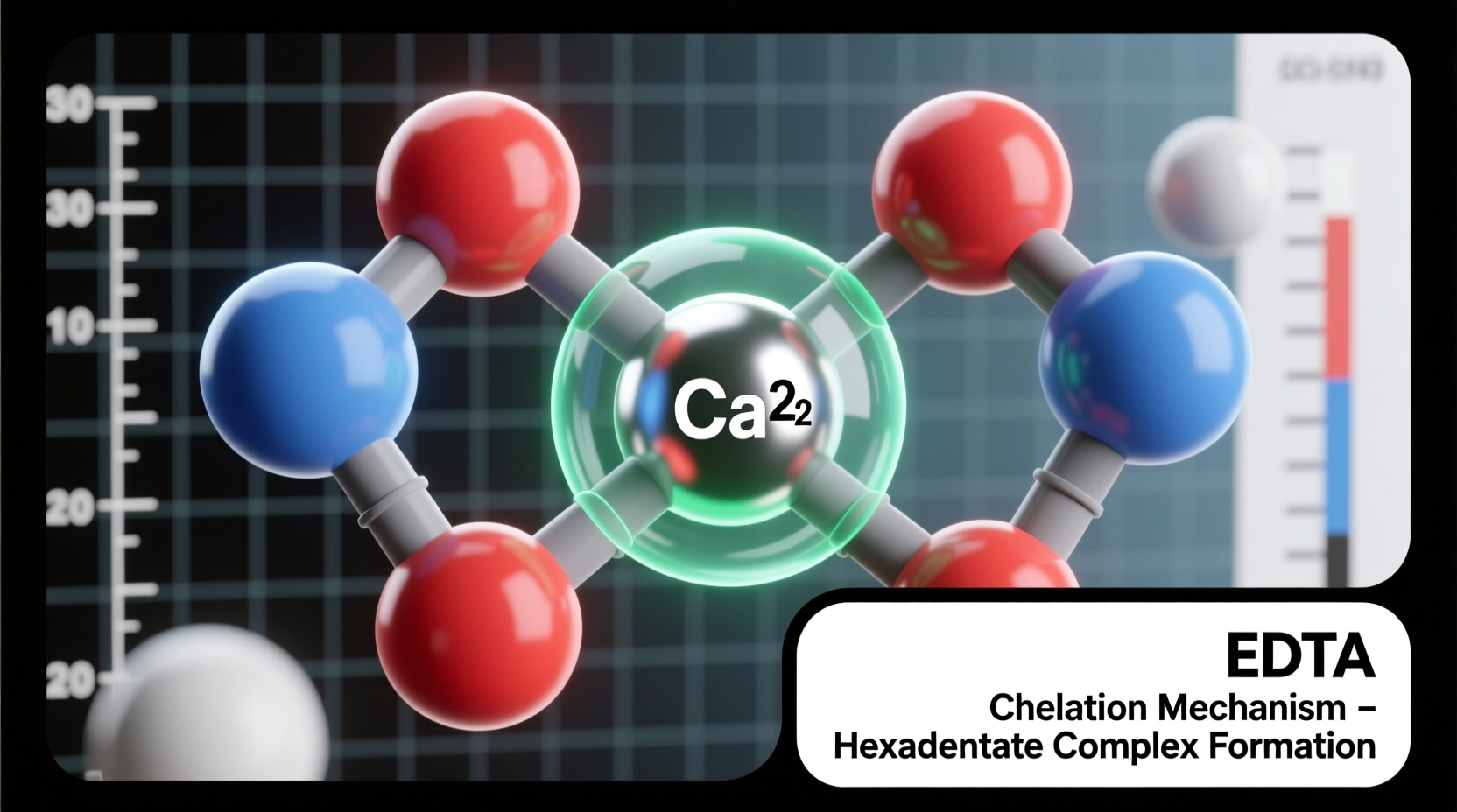 EDTA molecular structure showing chelation process