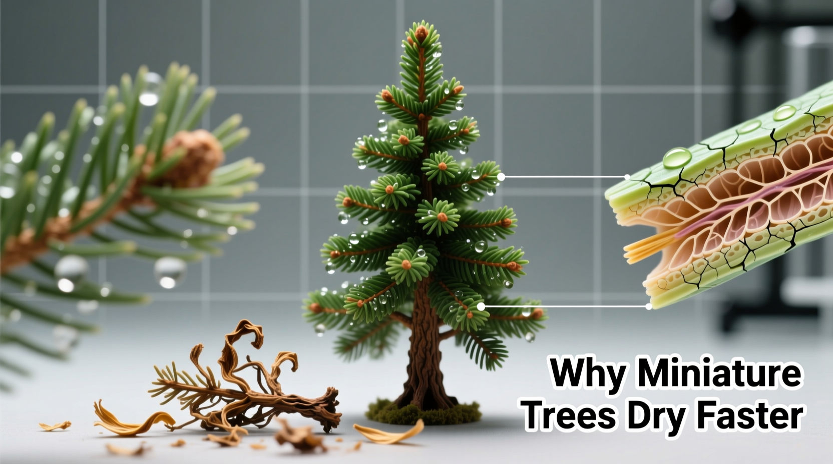 Why Do Miniature Christmas Trees Dry Out Faster Than Full Size Ones