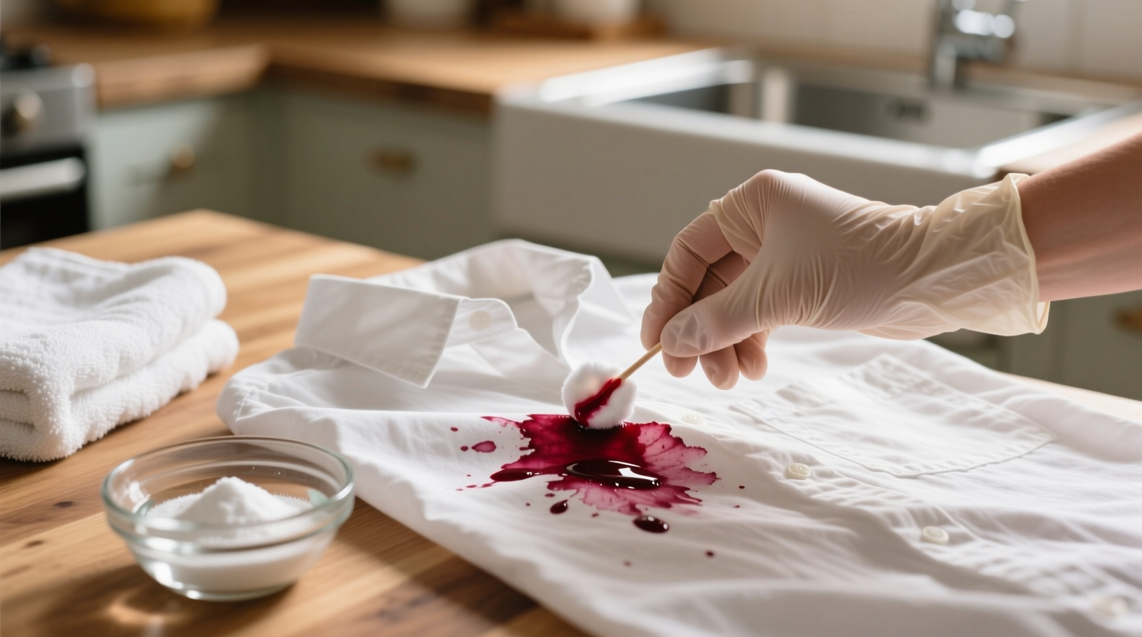 how to remove beet juice stains without chlorine