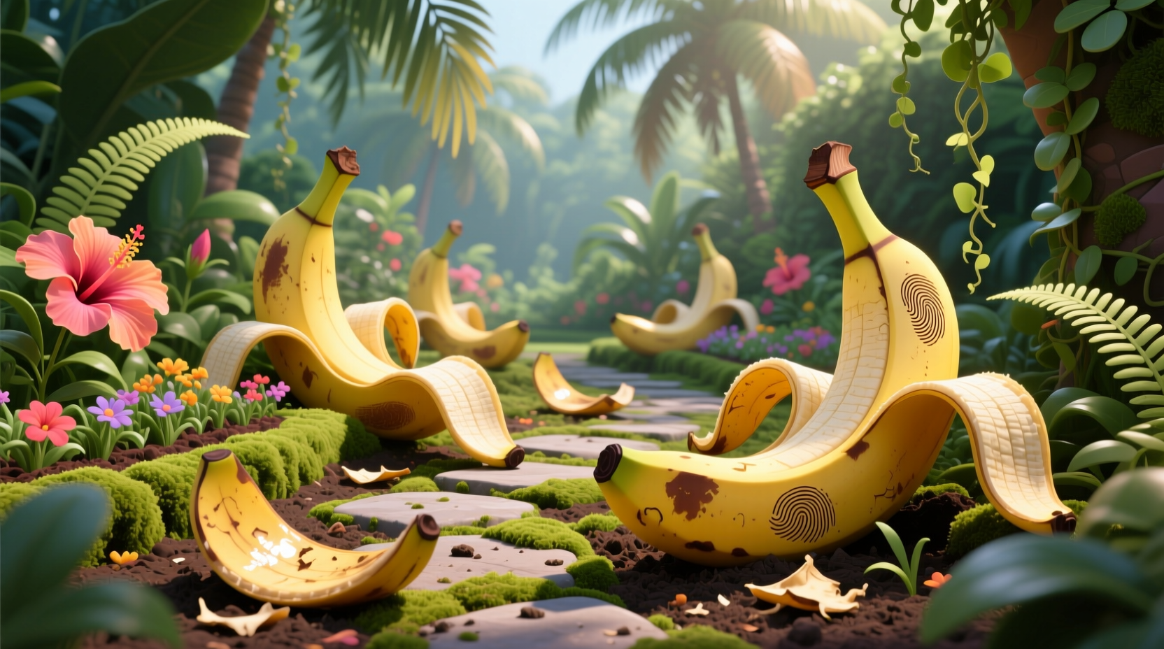 banana peels for garden
