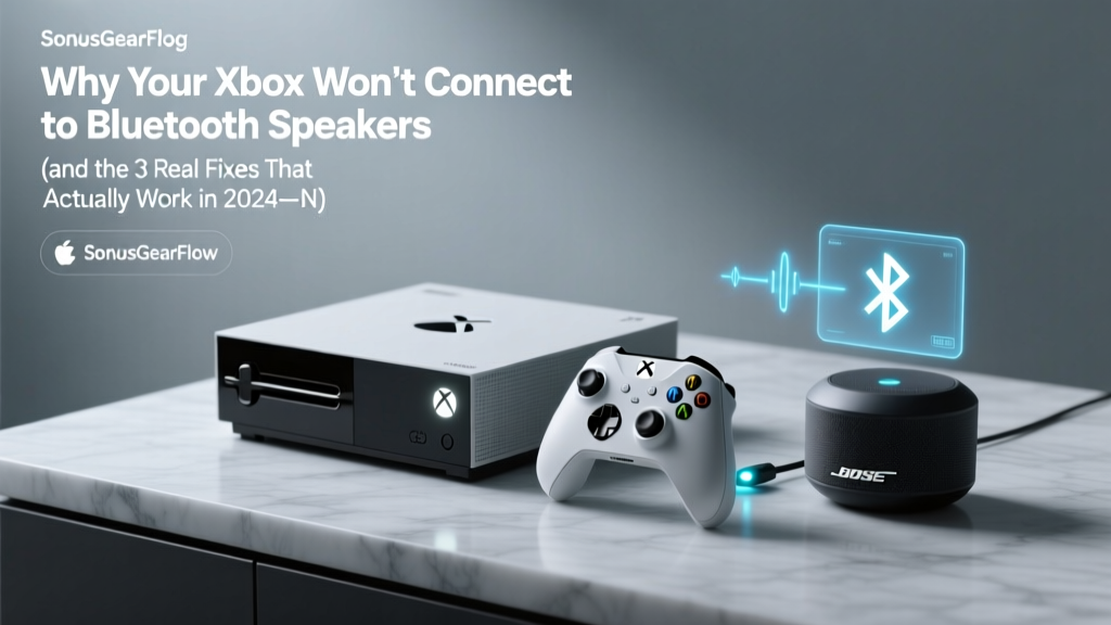 Xbox Bluetooth Speakers: Real Fixes (2026)