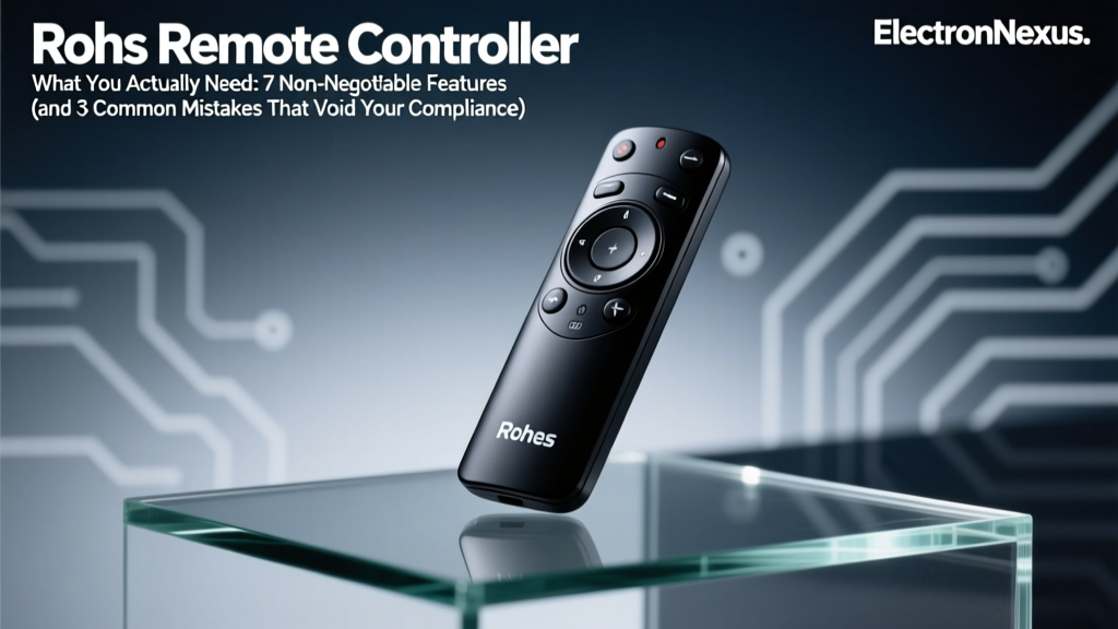 Rohs Remote Controller What You Actually Need: 7 Non-Negotiable Features (and 3 Common Mistakes That Void Your Compliance)