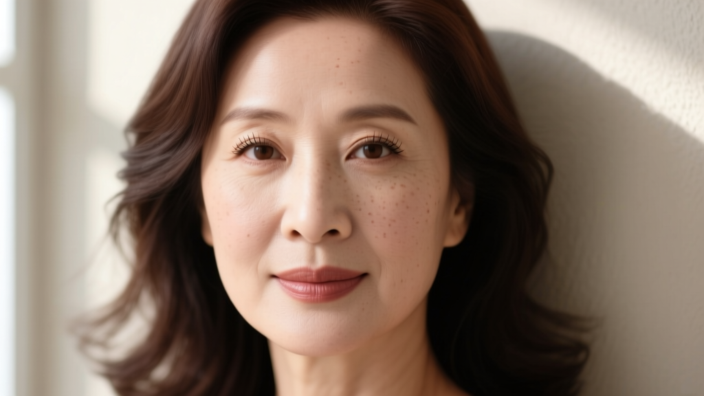 Close-up of a woman