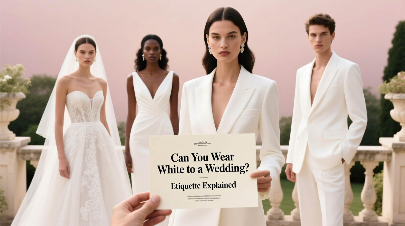 can you wear white to a wedding