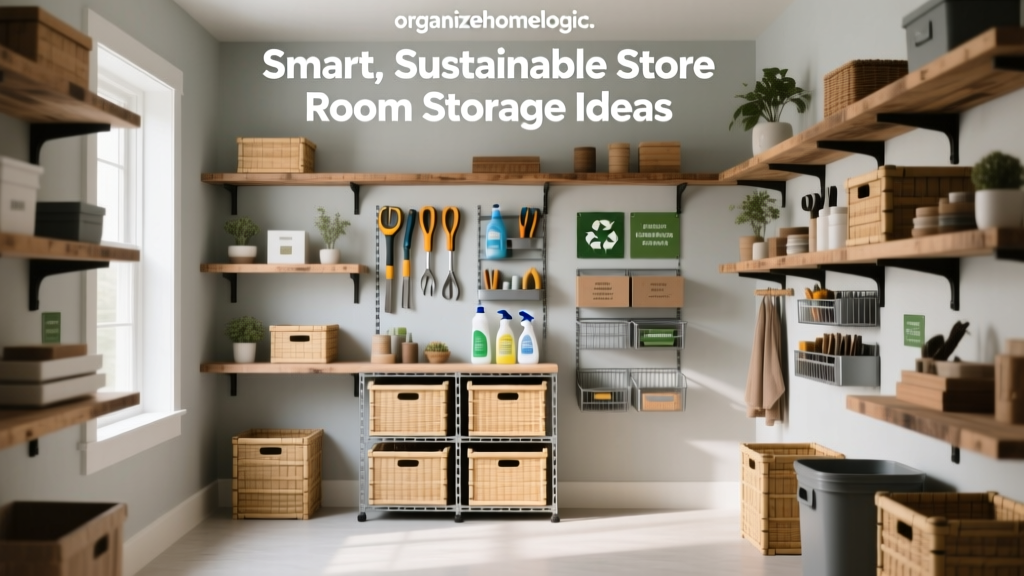 Smart, Sustainable Store Room Storage Ideas
