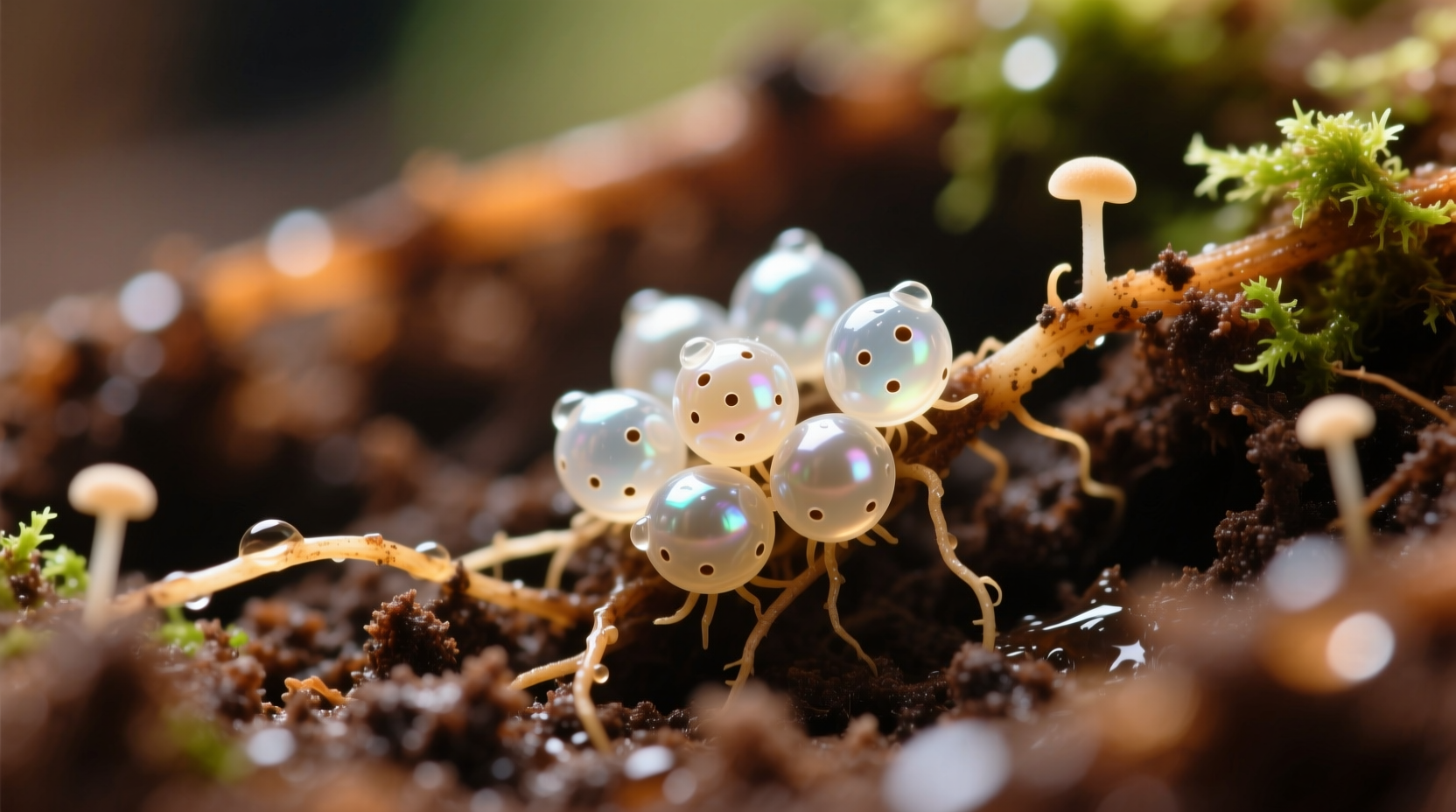 bug eggs in plant soil