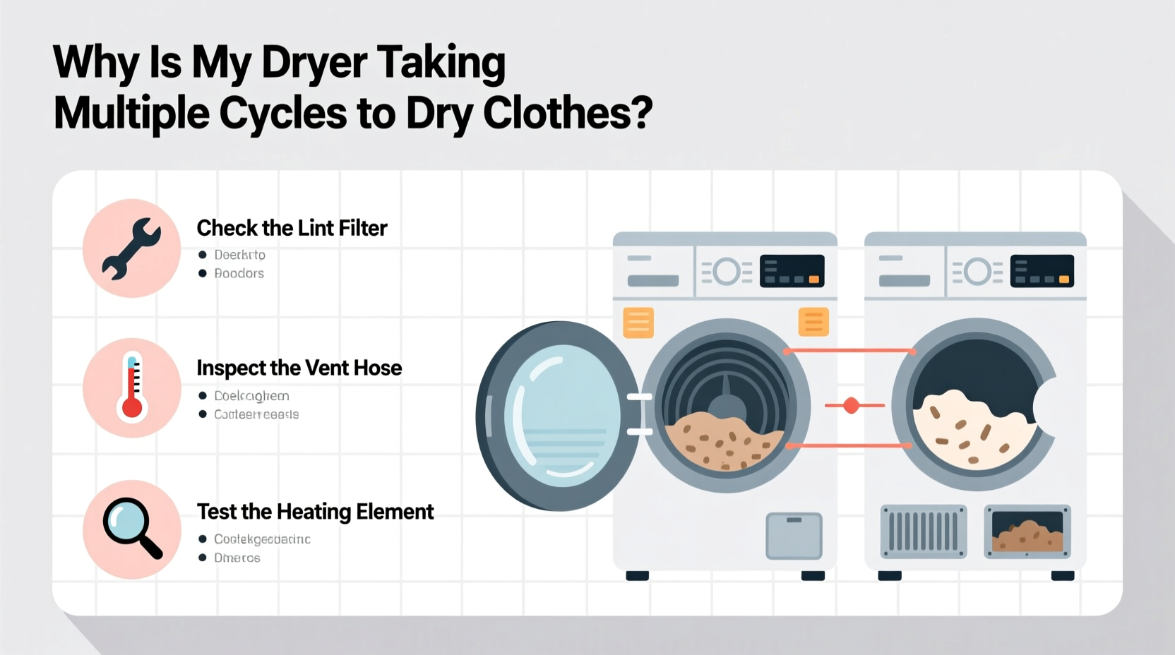 Dryer Taking Multiple Cycles To Dry