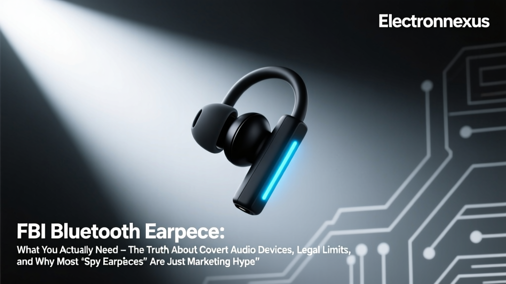 FBI Bluetooth Earpiece What You Actually Need: The Truth About Covert Audio Devices, Legal Limits, and Why Most 'Spy Earpieces' Are Just Marketing Hype