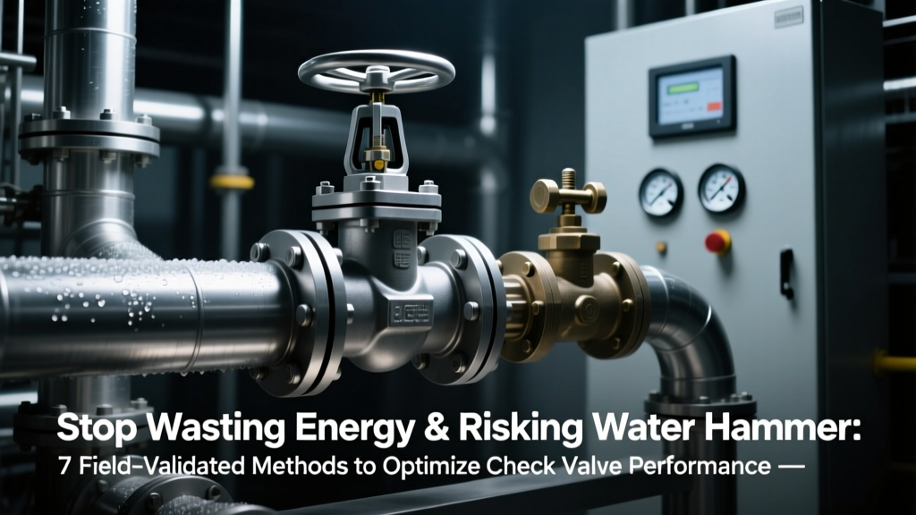 7 Field-Validated Check Valve Optimization Methods