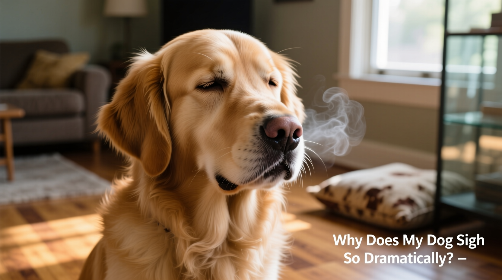 why does my dog sigh so dramatically understanding canine emotions