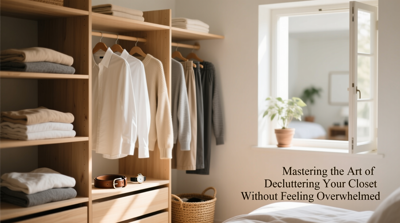 mastering the art of decluttering your closet without feeling overwhelmed