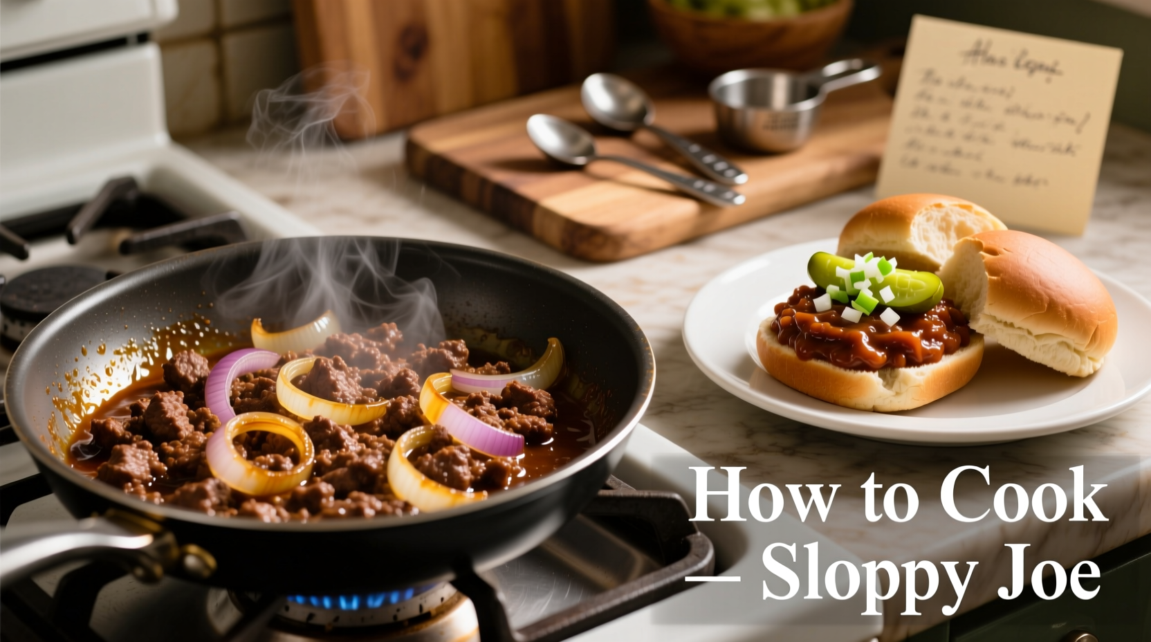 how to cook sloppy joe