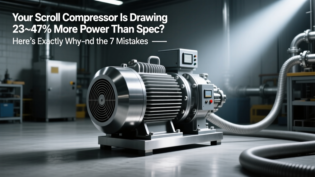 Scroll Compressor Power Surge? 7 Mistakes Causing 23–47%
