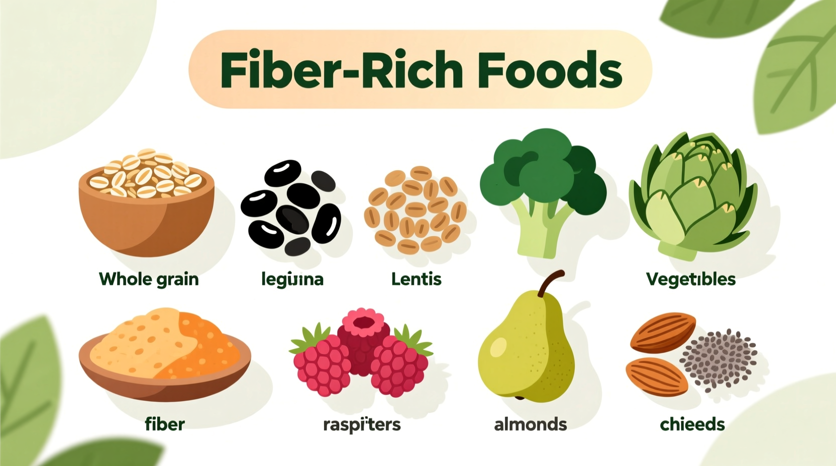 what are some fiber rich foods