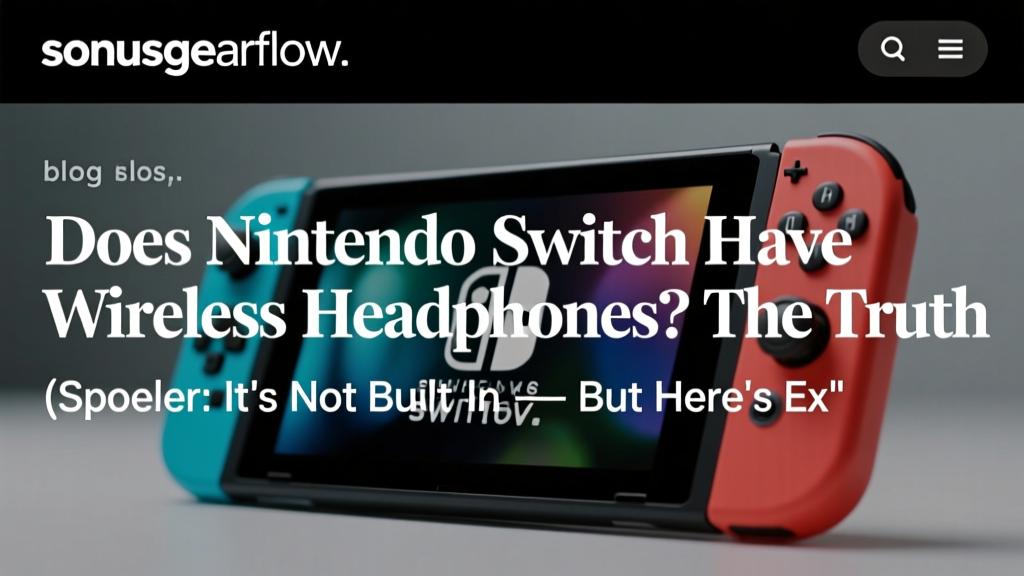 Nintendo Switch Wireless Headphones: Truth & Fixes (2026)